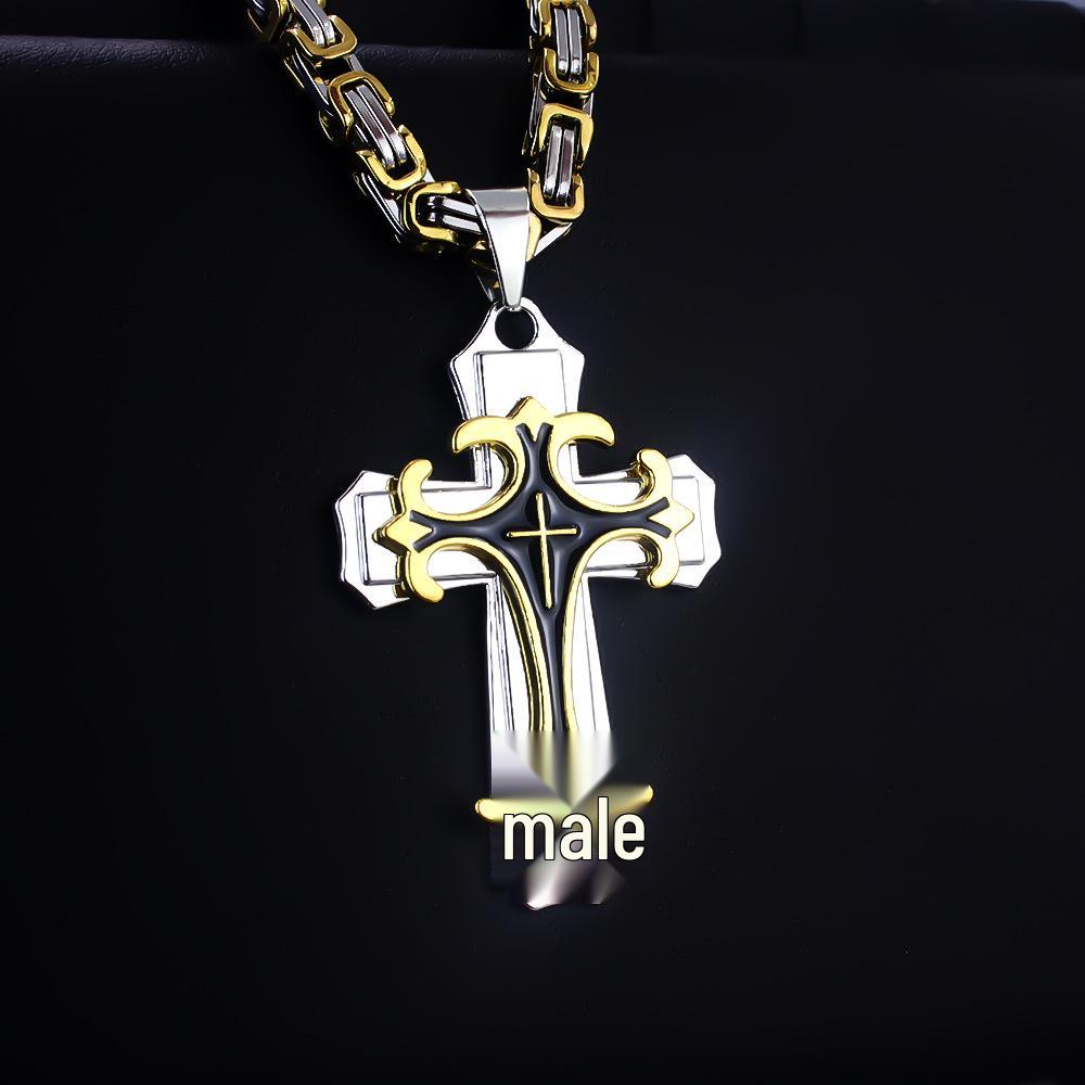 Retro Viking Thor's Hammer Stainless Steel Pendant Necklace
