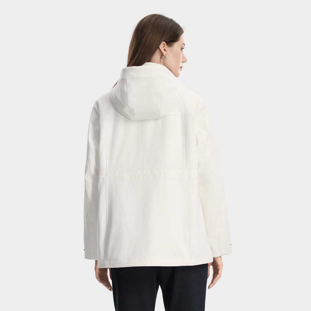 FILA Heritage Fashion Retro Classic Comfortable Casual Versatile Waterproof Parka Hooded Warm Cotton Jacket Women jackets F11W618901FWT