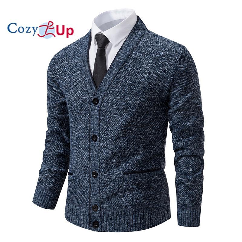 Cozy Up Cotton Cardigan genser for menn