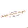 NAIERDI Brushed Gold Straight Door Handle Cabinet Handles Stainless Steel Black Kitchen Cabinet Knobs Furniture Hardware