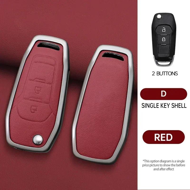 Zinc Alloy Remote Car Key Shell Case For Ford F150 F250 F350 Explorer Ranger KA Fiesta Mondeo Focus Kuga Escort Fob 2/3 Buttons