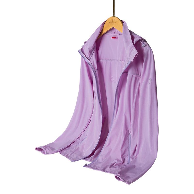 Unisex UPF40+ Waterproof Windbreaker with Detachable Hood – Skin-friendly UV Protection for Summer