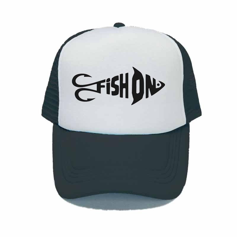 Animal Fish Farm Snapback Trucker Hat Cap Jalan Kuari Fisherman Bone Dad Hats Original Mike Trout Fish Mesh Hunting Hat YY339