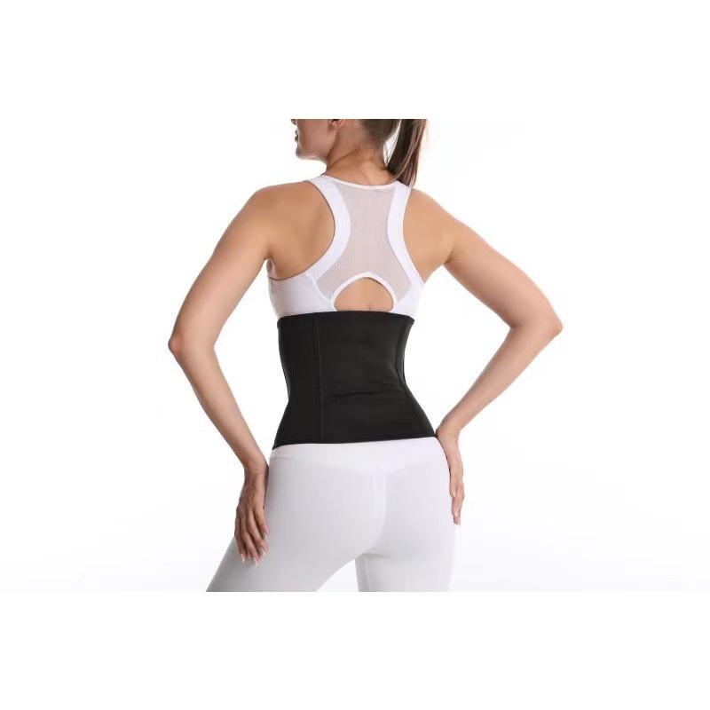 Six-breasted Neoprene Girdle Sports Fitness Waist Training Corset Postpartum Girdle Tummy Tuck