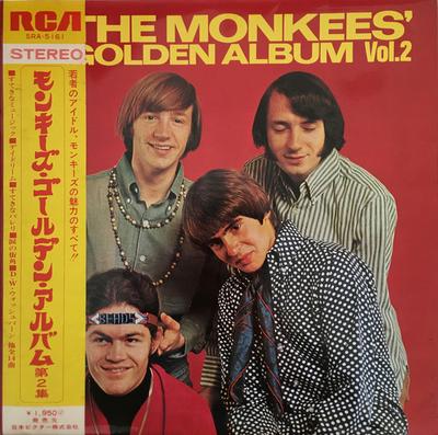 LP Record MONKEES  Monkees Golden Album Vol. 2 SRA5161 RCA Japan Rock Used