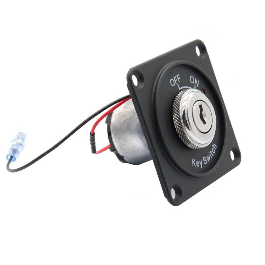 10A 12V Ignition Switch with Keys Maintained Panel-Mount