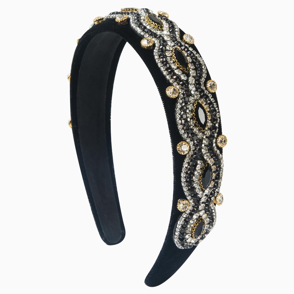 Neuer Stil Vintage Mode Plüsch-Haarreif mit einem königlichen und eleganten Touch, Ein hochwertiges Haaraccessoire im Hofstil.