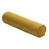 Drap housse lin lavé 200 x 200 cm Jaune curry