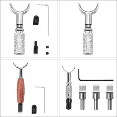 Leder Drehschneider Leder Schnitzmesser, Verstellbarer Drehschneider Lederwerkzeug Leder Schneide Drehschneider für Handwerk