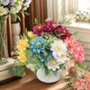 Lifelike 5 Flowers/Bundle Artificial Flowers Real Touch Floral Arrangements Silk Flowers with Stems Fake Peony Wedding