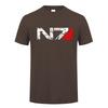 Spiel Mass Effect N7 Unisex T-Shirt Sommer Mode Kurzarm Unisex Mass Effect N7 T-Shirts Tops