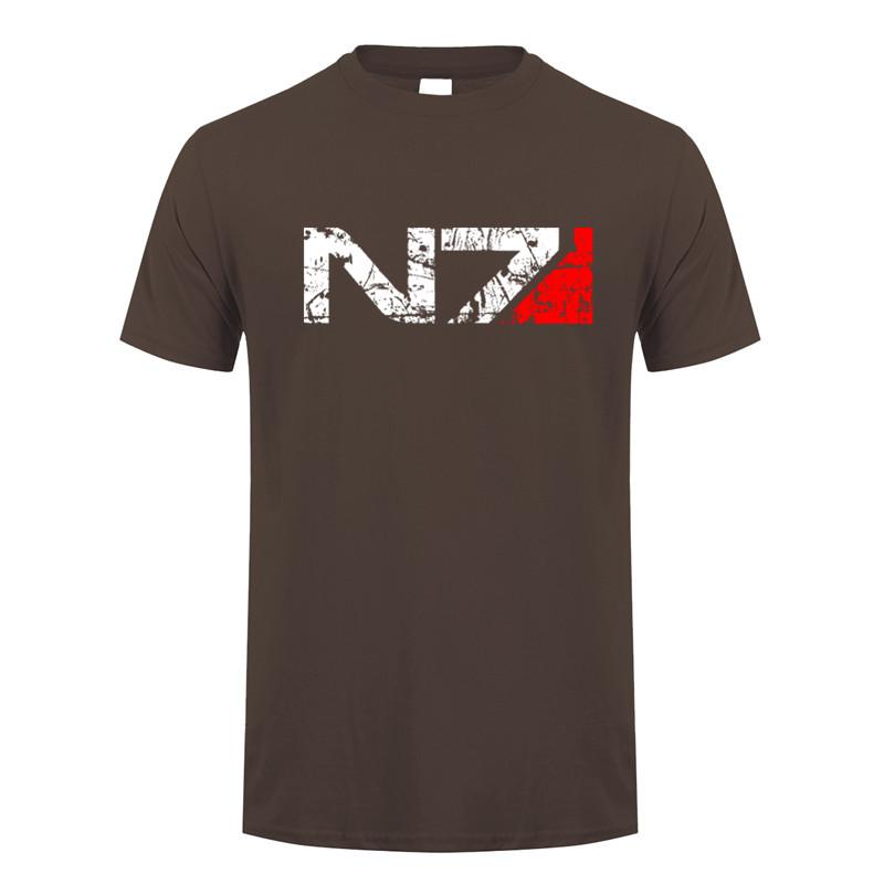 Spiel Mass Effect N7 Unisex T-Shirt Sommer Mode Kurzarm Unisex Mass Effect N7 T-Shirts Tops
