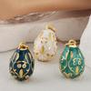 Koppar Påskägg Kristallhänge Bohemia Halsbandshänge Mode Färgstarkt Emaljhänge Damer