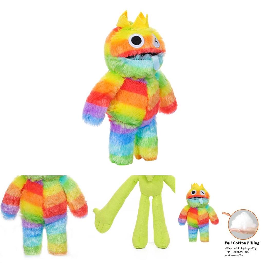 Roblox Rainbow Friends Blue Plush Toy Villain Soft Stuffed Doll Kids Xmas Gift