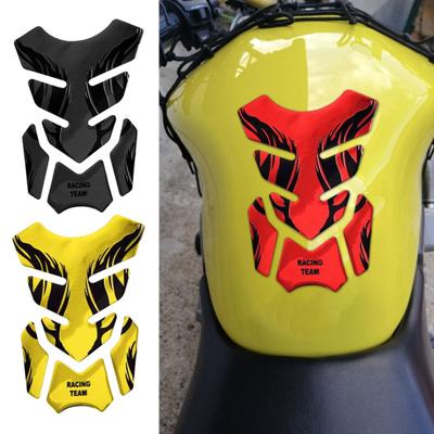 Adhesivo universal 3D para tanque de gasolina de motocicleta, autoadhesivo, fuerte adherencia, resistente al agua, fácil de aplicar, almohadilla protectora para tanque de combustible