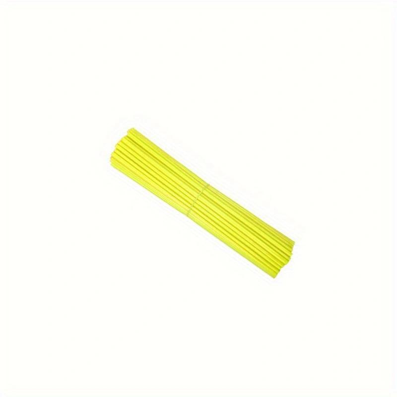 72Pcs Motorcycle Wheel Spoked Protector Wraps Rims Skin Trim Covers Pipe For Motocross Bicycle Bike Cool Accessories 11 Colors
