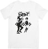 The Beat Ska Reggae Music Fit for Men Women Quality Cotton T-Shirt White.