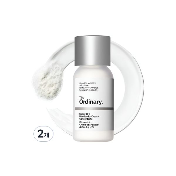 The Ordinary Sulphur Powder to Cream Concentrate Acne Spot Treatment Sebum Control 5g x2