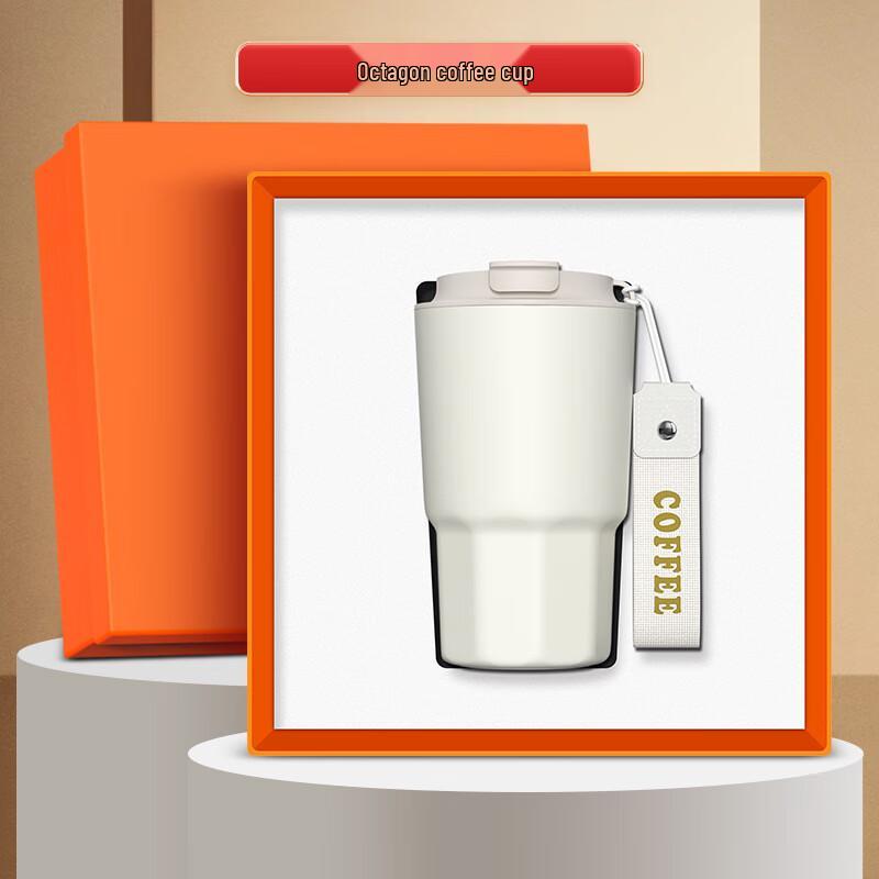 Octagonal Stainless Steel Coffee Mug