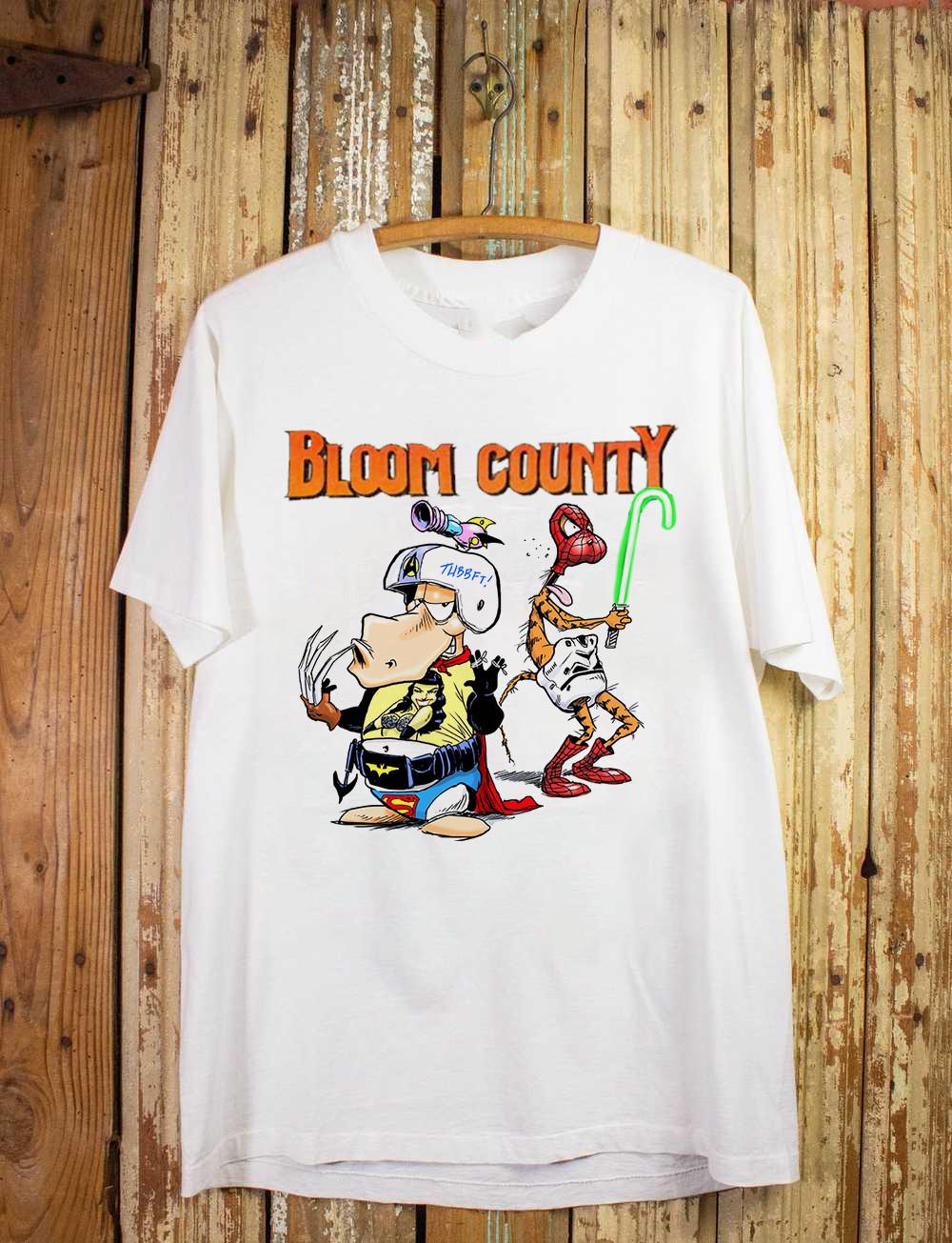 Bloom County Magnum Opus Halloween Unisex T-Shirt Cotton Tee All Size PR756 Unisex T-Shirt L