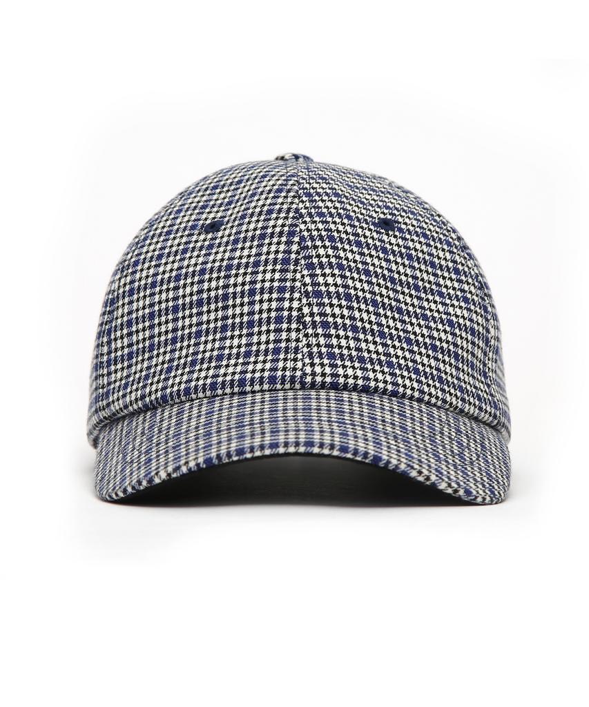 Eondeokeonteulol Check Pattern Ball Cap Pop Hound / Authentic Bb / Blue Check