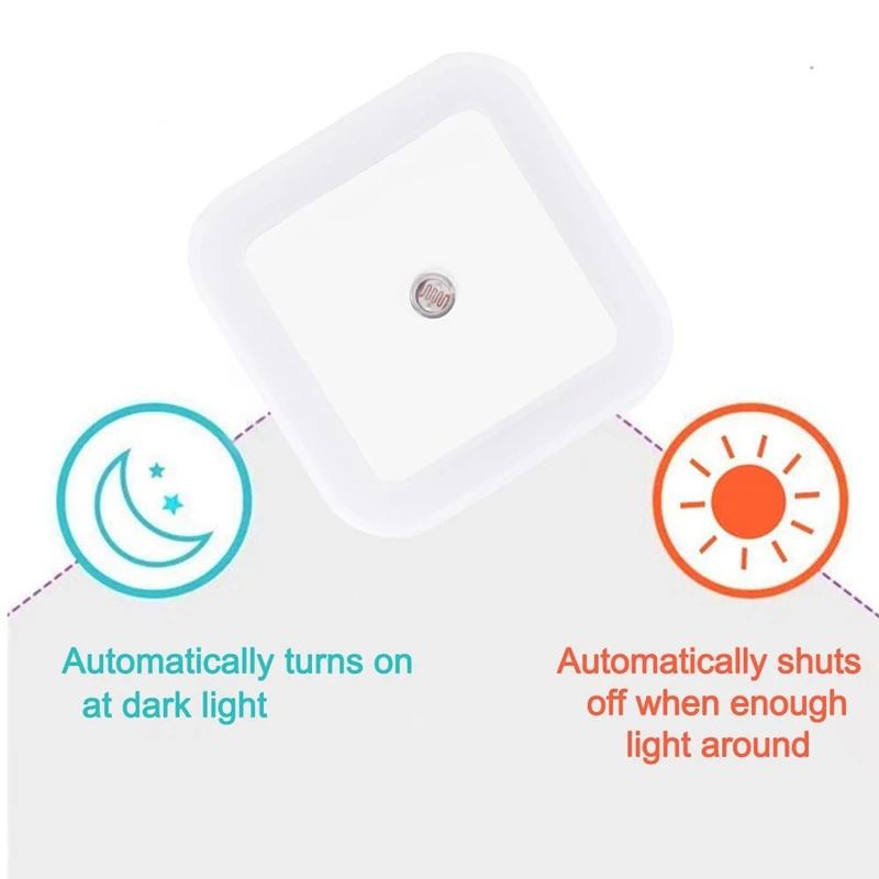 Wireless LED Night Light Sensor Lighting Mini  EU US Plug Night light Lamp For Children Kids Living Room Bedroom Lights Lighting