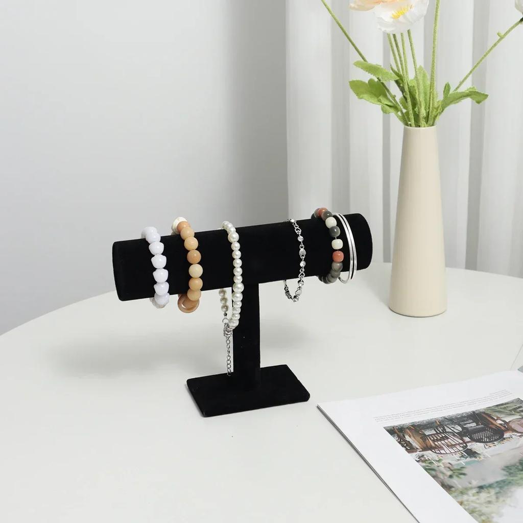 1pc-Watch and Jewelry Display Stand Suede Bracelet Stand Display Prop Stand Bracelet Hair Ring Display Prop