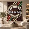 Decorative Tapestry,man truck Printed Wall Art, Lightweight Wall Hanging For Bedroom Background