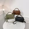 2025 Autumn and Winter New Urban Simple Retro Fashion Can Be One Shoulder Crossbody Portable Women Daily with Small Square Bag