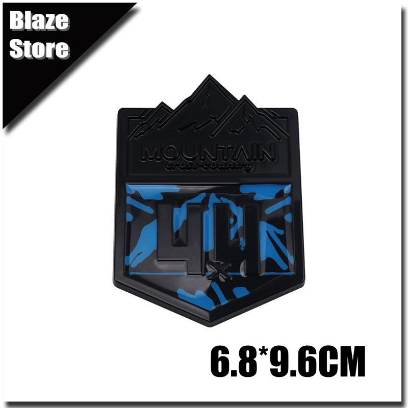 1 шт. Металлическая наклейка-значок Mountain Cross Country Наклейка на кузов/заднюю дверь