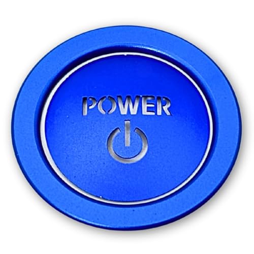 

MARUHADO Engine Start Button Cover for Toyota Aluminum Car Starter Ring Button Ring Blue синий