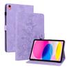 For Apple iPad (2022) (Also known as iPad 10th Gen,iPad (10th generation),iPad 10.9-inch).PU Leather Exquisite Floral Embossed Design Tablet Case
