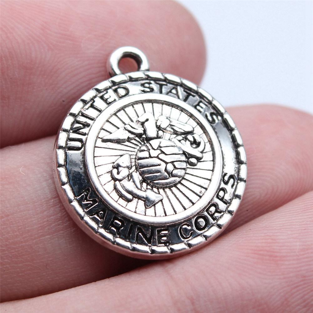 Charms Rectangle Tags Badges Friendship Pendants Minimalist Jewelry Components QC104