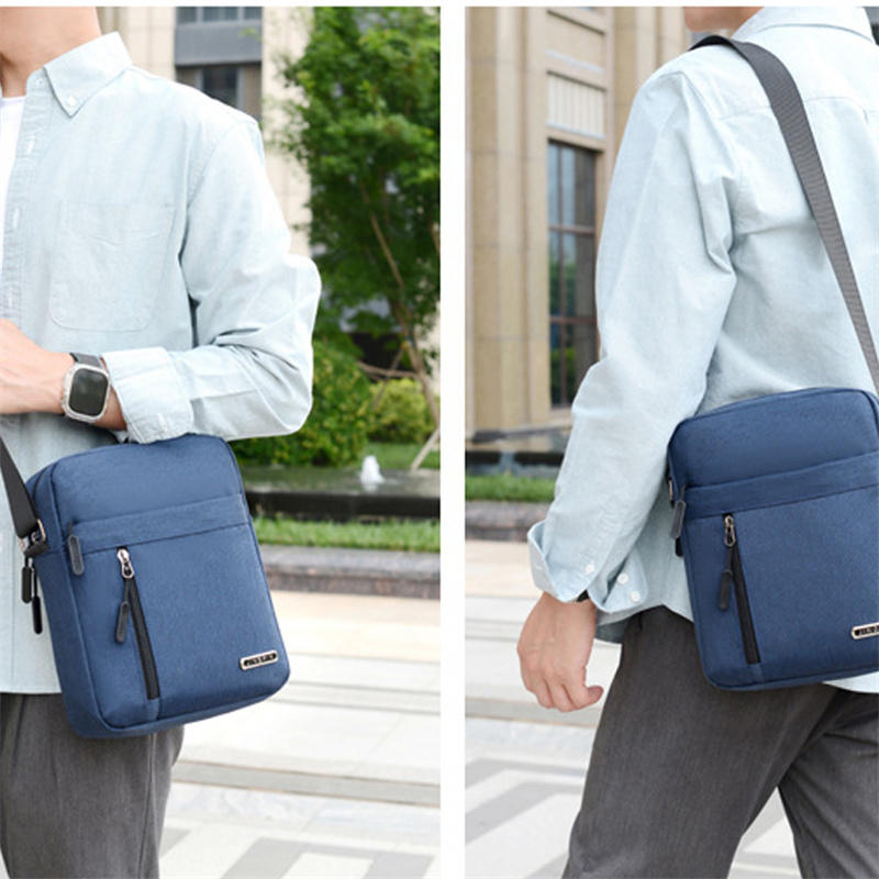 Men's Business Casual Messenger Bag Lightweight Travel Office Work Satchel Bags Large Crossbody Bag