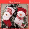 High Quality Christmas Stocking Knitted Snowman Gift Bag For Holiday Festivities