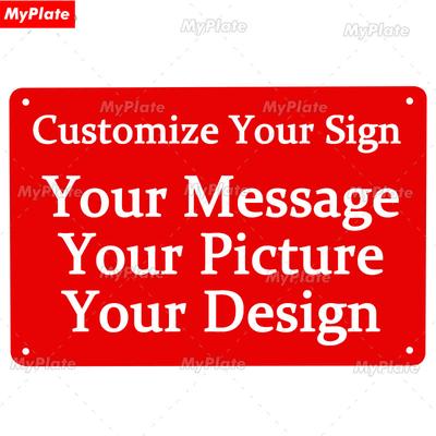 Personalized Name Custom License Plate Metal Sign Message Tin Sign Parking Plaque Wall Decor For Bar Wedding Gift