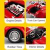 1:22 Shelby Cobra 427 Z4 Toys Sports Cars Models Pull Back Light Music Miniature Car Doors Opened Vehicle for Kid Festival Gifts