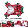 Christmas Pet Clothing Four-Legged Fleece Clothes for 3Pcs