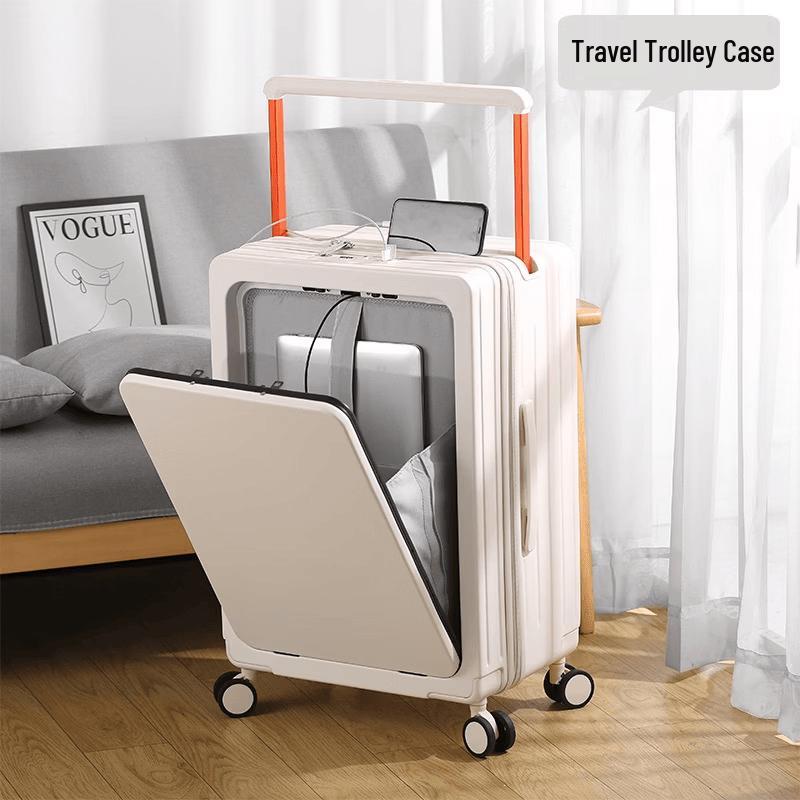 DCLOUD Front-Opening Carry-on Suitcase