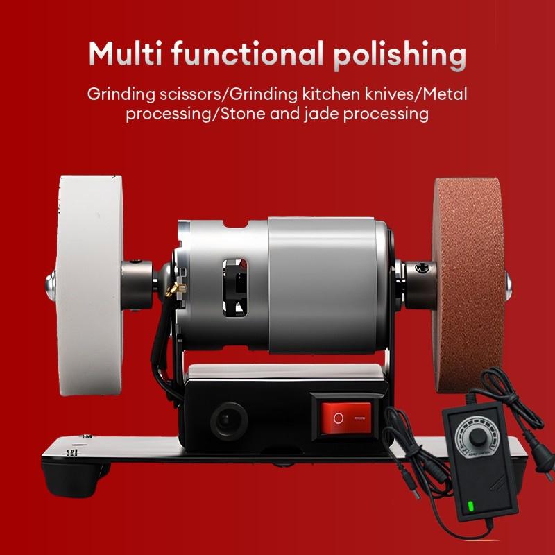 100W Double Grinder Machine Grinder 7 Gears Electric Bench Grinder For Polishing Grinding Sharpening Original Grinding Machine