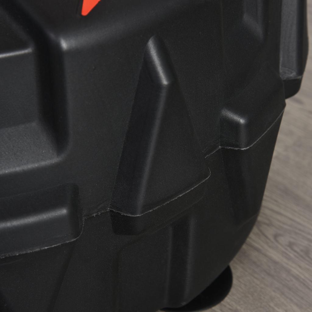Freestanding Punching Bag for Adults, Suction Cup Base, Black and Red, 60x60x180 cm