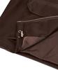 Ironyporno Whiteline 86-Iro086 [Renewal] Cruelty-Free Single Collared Leather Jacket Brown