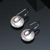 Baroque Button Natural Freshwater Pearl Ear Spoon Style Earrings 925 Silver Fashion Classic Elegant Gifts for Women