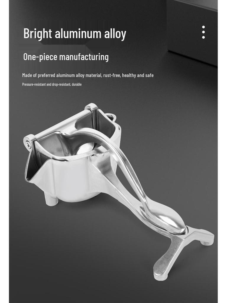 Stainless Steel Manual Orange and Lemon Squeezer with Sugar Cane Press