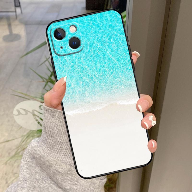 Blue Ocean Waves Sea Case For iPhone 17 Pro Max 16 15 13 12 11 14 Pro Max Plus 13 12 Mini 16e 17 Air Back Cover