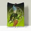 Game S-Sally Face Throw Lightweight 240g Flannel Blanket Soft Skin-friendly for Summer Cooling