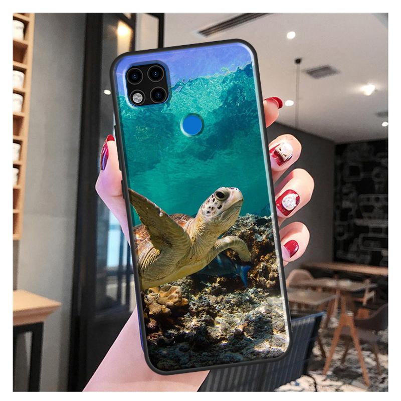 

Чехол с морской черепахой для Redmi 10, чехол для Xiaomi Redmi Note 11 Pro 8 9 10 Pro 8T 9S 10S 9A 9C 9T, чехол Fundas Redmi Note11Pro Plus