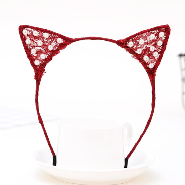 Lace Cat Ears & Rabbit Ears Women's Headband - Cute Face Washing Hair Accessory