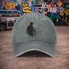Pc Unisex Fishing Vintage Washed Baseball Cap  UnisexS Trendy Hat  Versatile Duckbill Cap  Fun Print  Unique Birthday Gift Fo