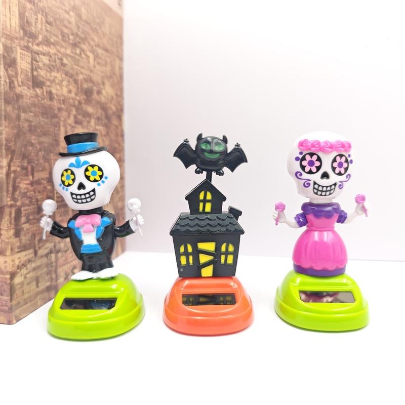 New Halloween Car Ornaments Skull Car Interior Decoration Halloween Gifts Home Decoration Ornaments